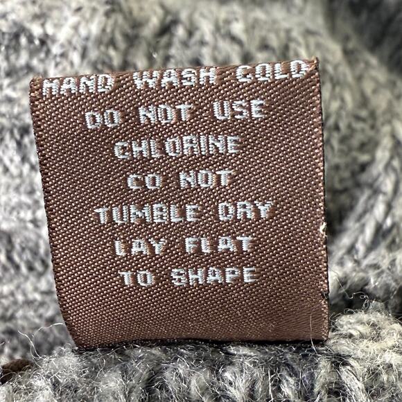 Vintage 90s Y2k Long Cardigan Sweater Gloomy Coquette Cottage Classic Mori Kei L - Picture 5 of 7